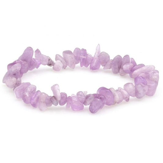 Bracciale in "chips" di Kunzite