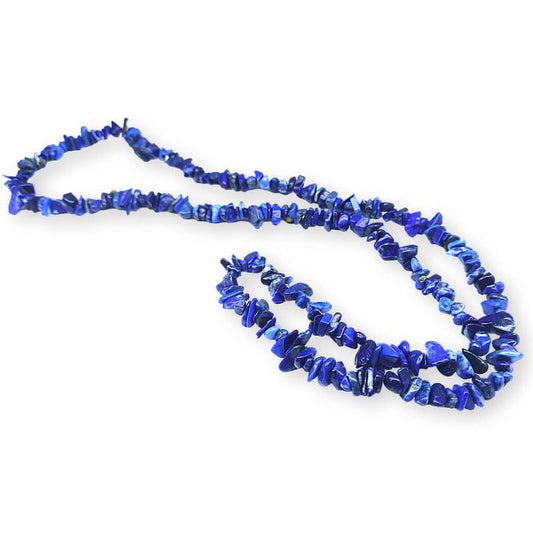 Lapis lazuli - chips necklace