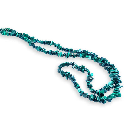 Malachite - collana in "chips"