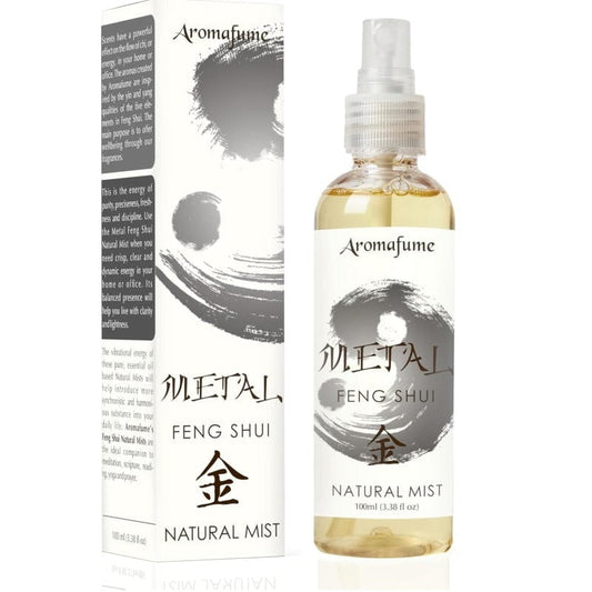 AROMAFUME - Spray per Ambienti agli Olii Essenziali 100% Naturale ( FENG SHUI - METALLO)