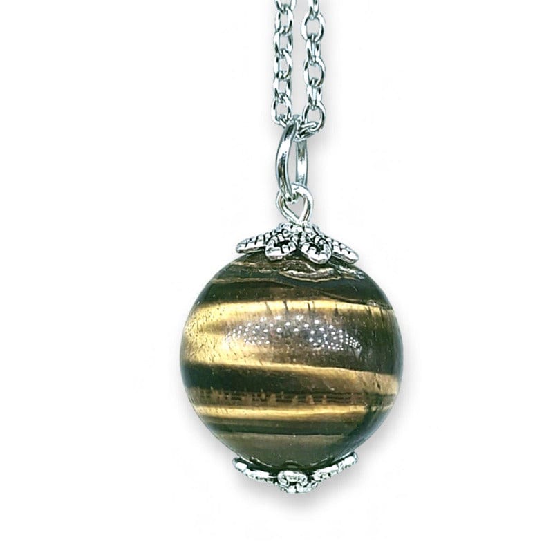 Tiger's Eye Sphere Pendant 18/20mm