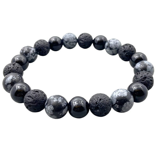 Chrysocolla / Lapis - Elastic Sphere Bracelet