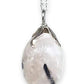 Tourmalinated quartz - necklace with pendant