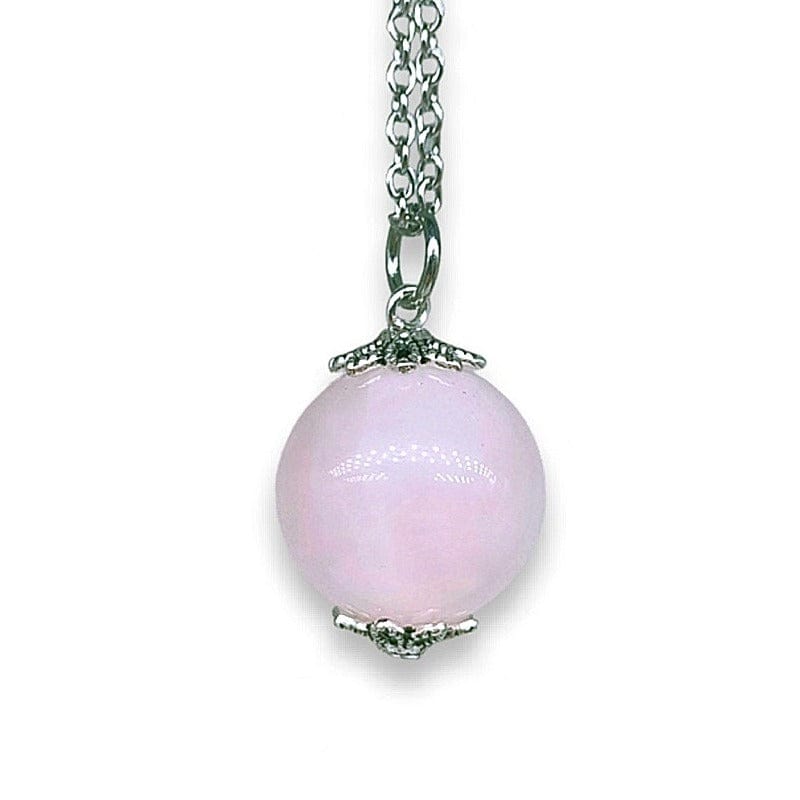 Sphere Pendant in Rose Quartz 18/20mm