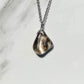 Smoky quartz - necklace with tumbled stone pendant