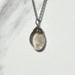 Smoky quartz - necklace with tumbled stone pendant