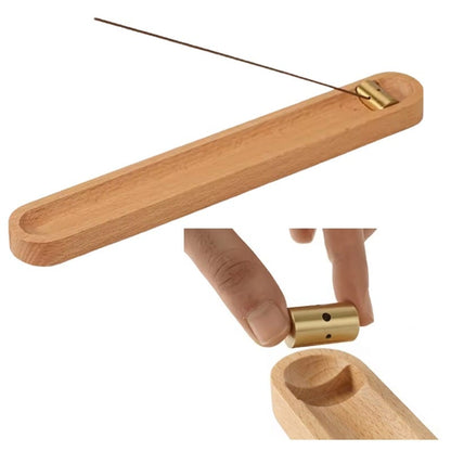 Light Wood Incense Holder
