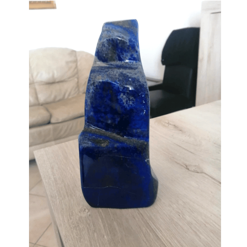 LAPISLAZZULI LEVIGATA 2,6 KG 21X9X4 CM PIETRA MINERALE SCULTURA