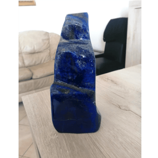 LAPISLAZZULI LEVIGATA 2,6 KG 21X9X4 CM PIETRA MINERALE SCULTURA