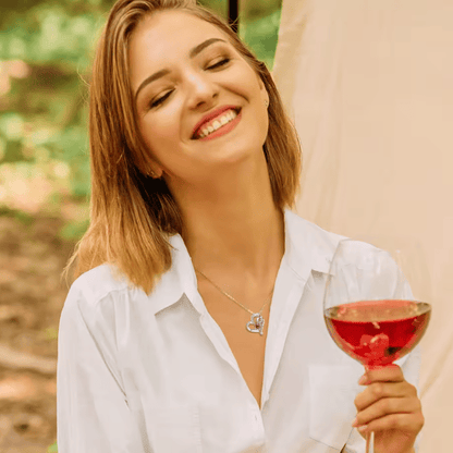 Ciondolo in Ottone Placcato Argento (CUORE - TI AMO PER SEMPRE)