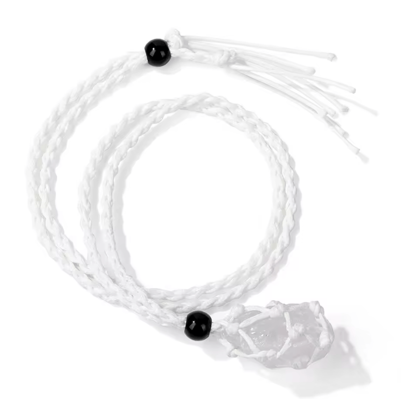Collana con Rete Macramè per Pietre Naturali (NO PIETRA INCLUSA)