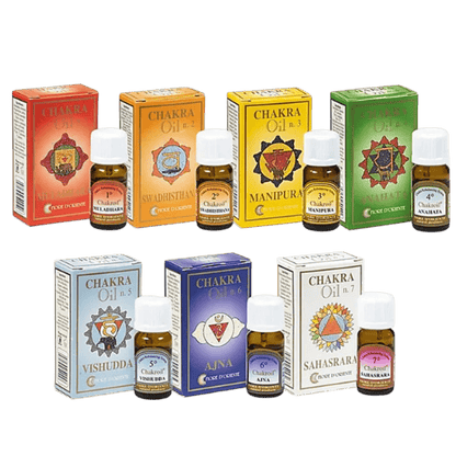 Fiore d'Oriente  - Set 7 Oli Essenziali dei Chakra 10 ml