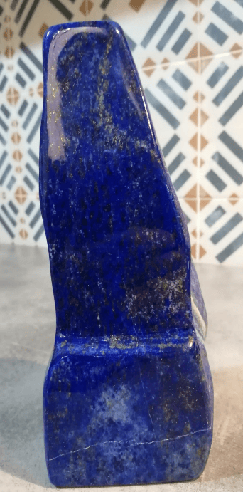LAPISLAZZULI LEVIGATA 2,6 KG 21X9X4 CM PIETRA MINERALE SCULTURA