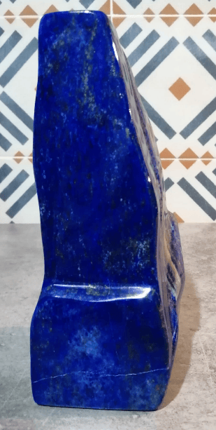 LAPISLAZZULI LEVIGATA 2,6 KG 21X9X4 CM PIETRA MINERALE SCULTURA