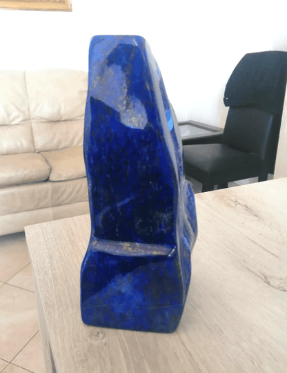 LAPISLAZZULI LEVIGATA 2,6 KG 21X9X4 CM PIETRA MINERALE SCULTURA