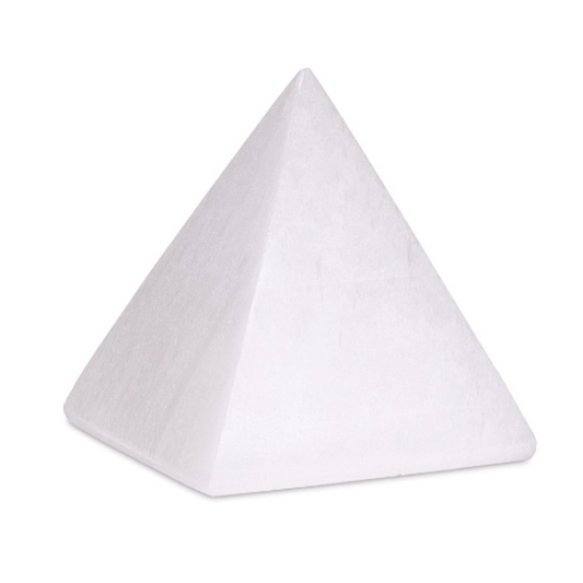 Piramide in Selenite 4x4 cm