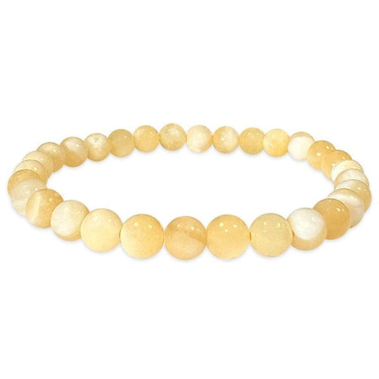 Amazonita rusa - Pulsera elástica en esferas trabajadas