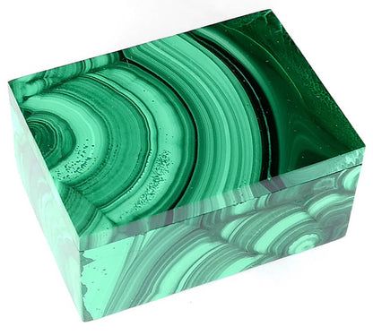 Portagioie box in Malachite