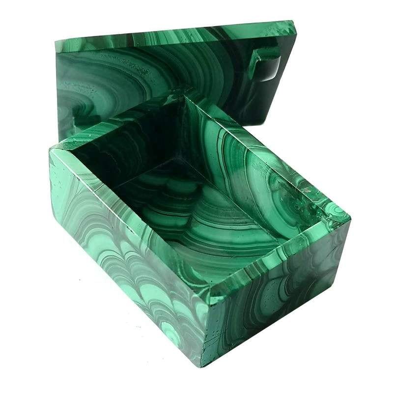 Portagioie box in Malachite