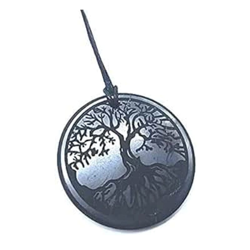 Shungite | Pendant Necklace | Tree of Life