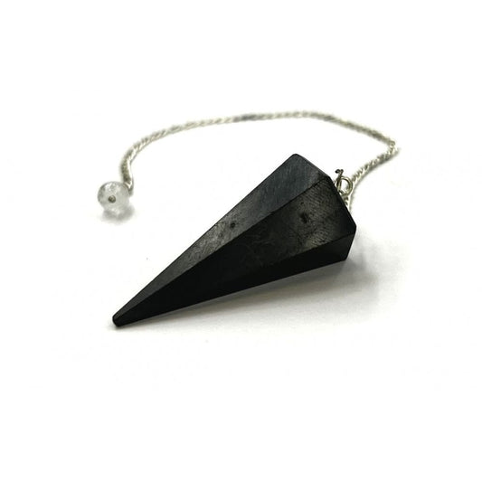 Conical Pendulum for Radiesthesia and Dowsing or Divination in Black Tourmaline 