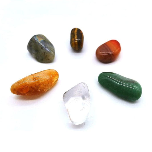 Success and work - set of crystal healing stones