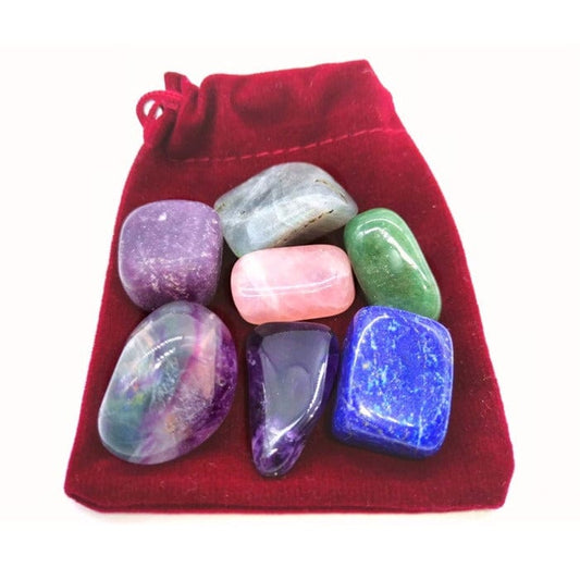 Insomnia and stress - set of crystal healing stones