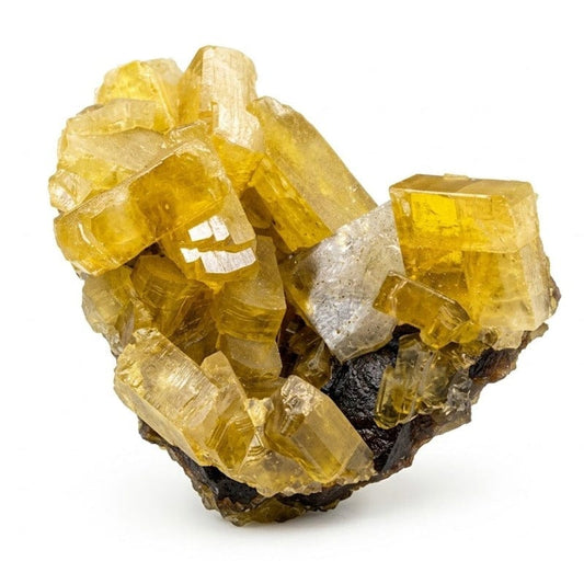 Fluorite Gialla Cristalizzata grezza 2-4 cm (Asturia)