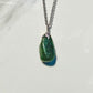 Jade - necklace with tumbled stone pendant