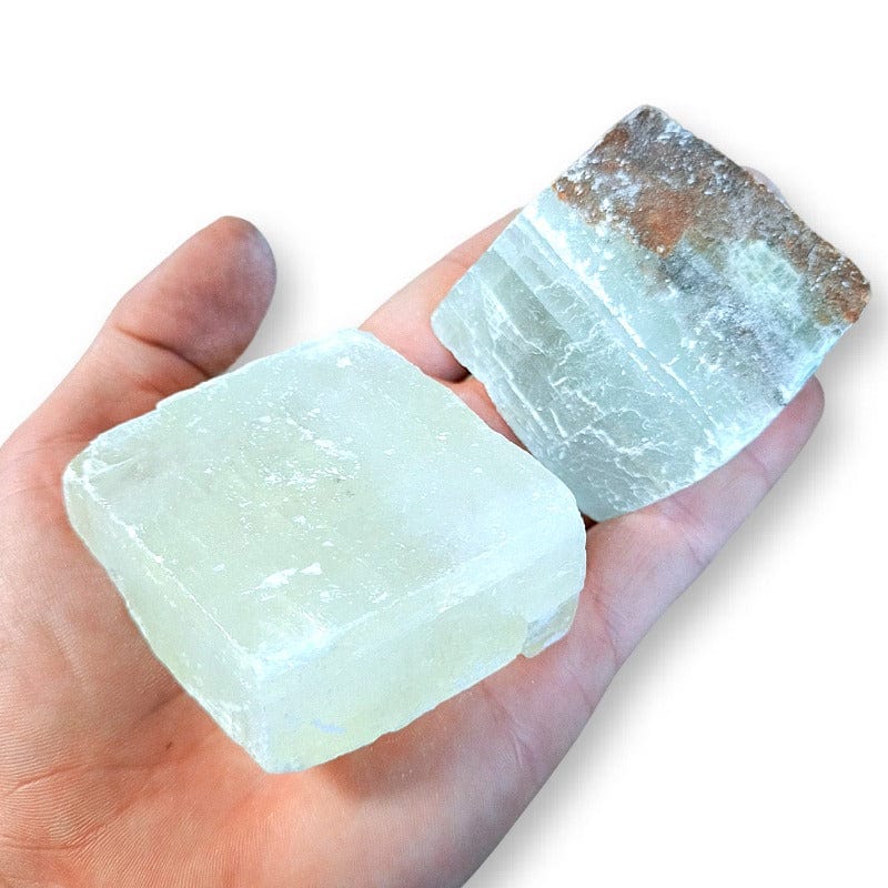 Calcite verde grezza