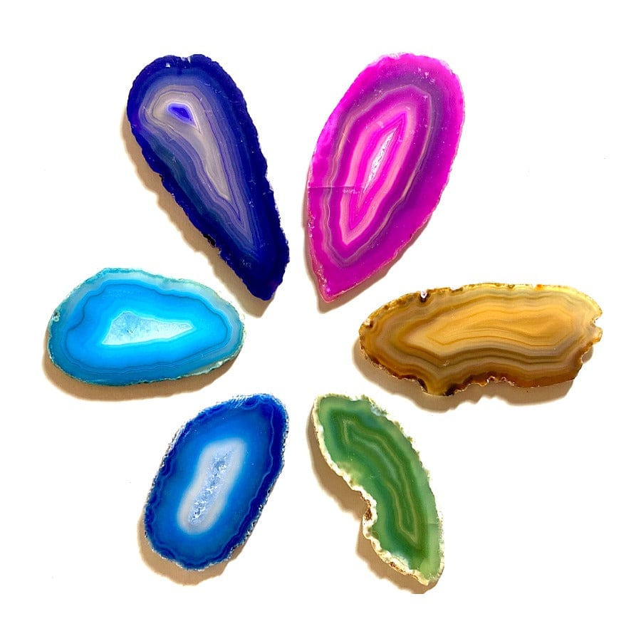 Agata | Fette levigate in pietre naturali | Vari colori – TENET