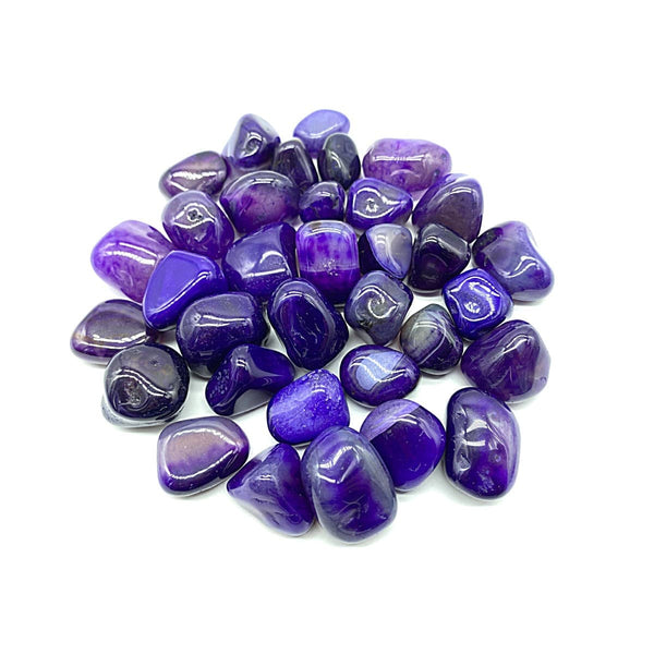 Tumbled purple agate – TENET
