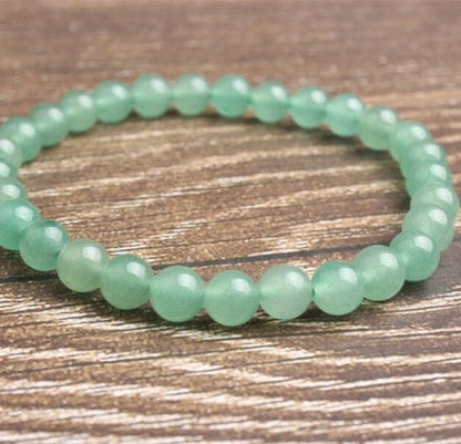 Tenetpietre Bracciali Bracciale elastico in sfere di Avventurina verde