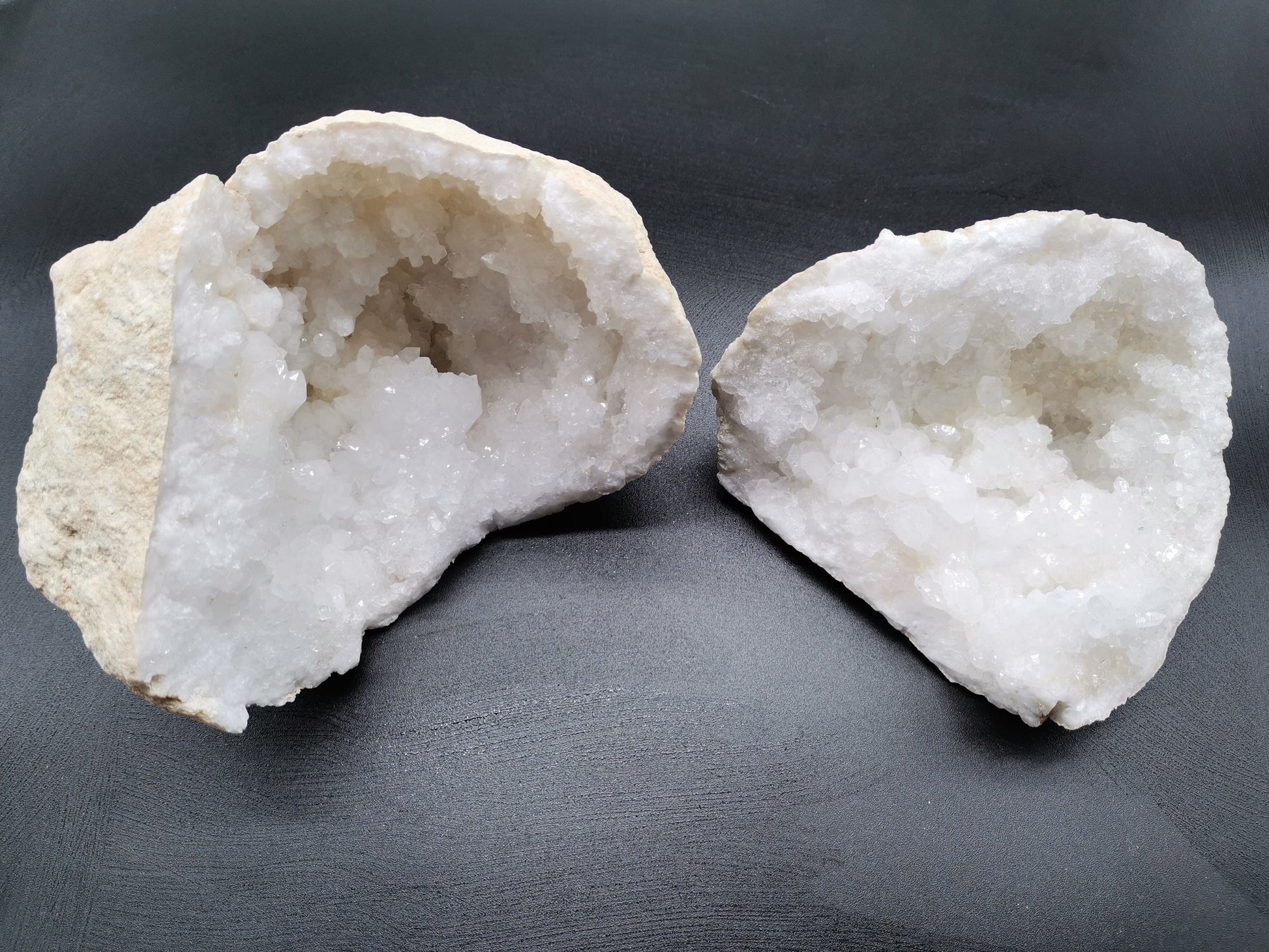 Tenetpietre Pietre grezze Calcite bianca grezza - Druse e Geodi
