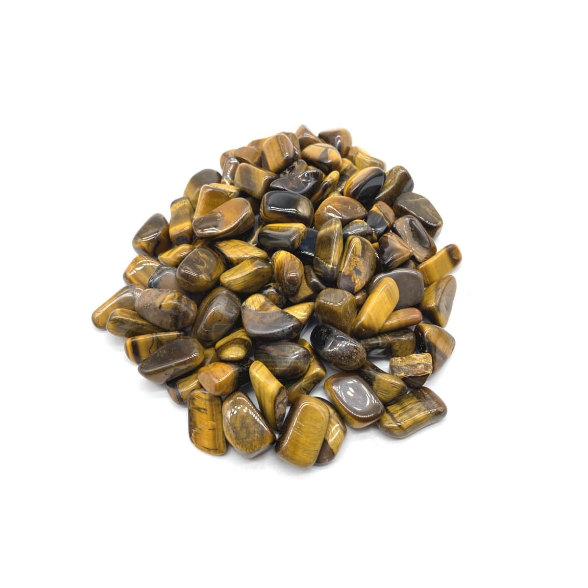 Fine Della Pietra Preziosa Dell'occhio Della Tigre Bella Su Fondo Bianco 46512332 - Foto 8